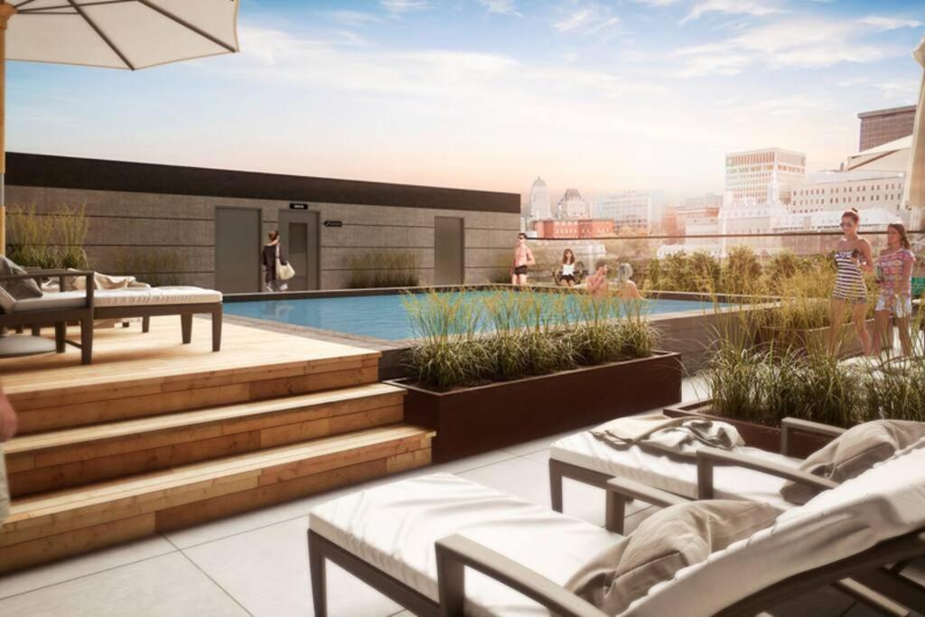Initial / Reflexion / Centre-Ville De Quebec Apartment Ngoại thất bức ảnh